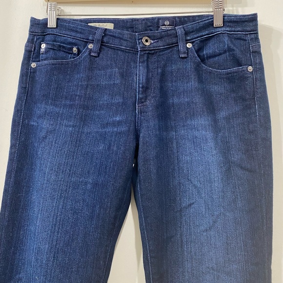 AG Adriano Goldshmied The Ballad Slim Boot Navy Blue size 31 - Picture 4 of 15